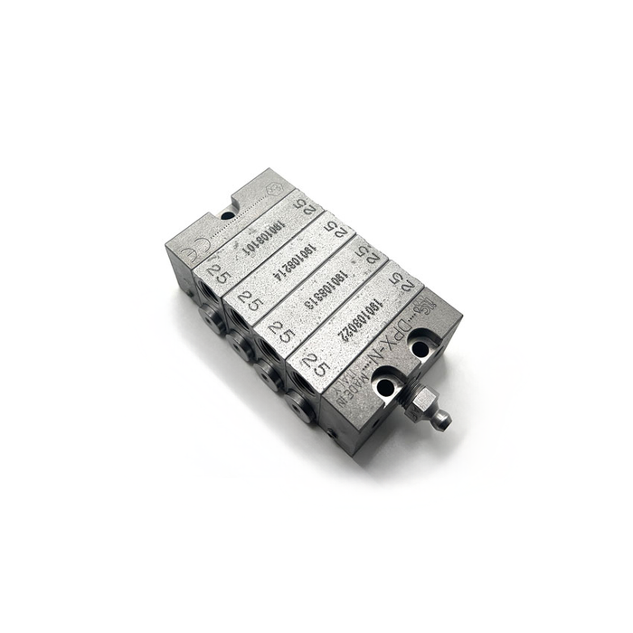 Steel Segmented 7 Outlet Grease Divider Valve for small scale lubrication systems