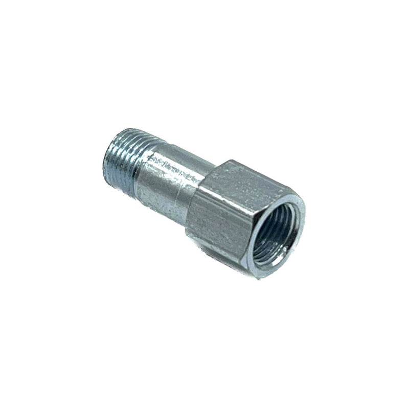 45mm straight extension, connecting 1/8BSP male to 1/8BSP female, ideal for grease lubrication applications