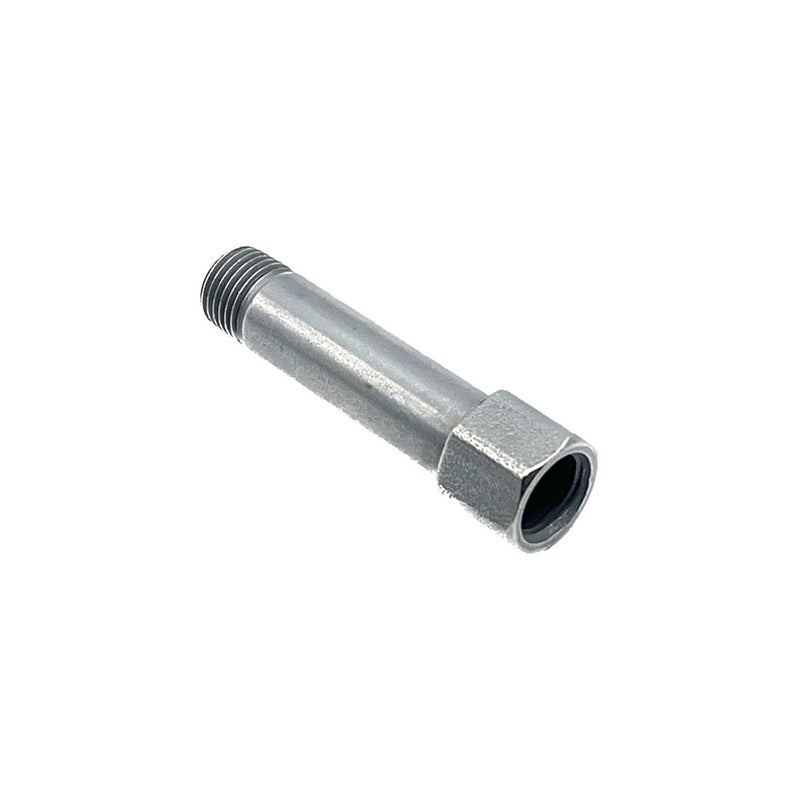  50mm straight extension fitting with M10 male to M10 female connections, ideal for grease systems
