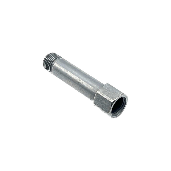  50mm straight extension fitting with M10 male to M10 female connections, ideal for grease systems