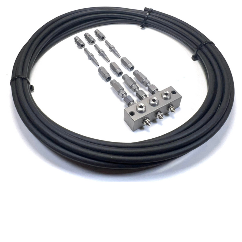 Grease Adapter Hs Code GKNT3/HS-XXX Remote Grease Kit – 3 Outlet Kit with Hose Studs and ...