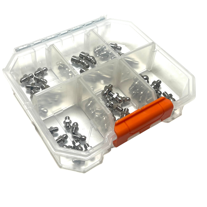 Stainless Grease Nipple Kits — Fat Adder - Remote Grease Lines