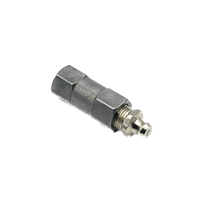 Steel Remote Grease Socket with Steel Grease Nipple for robust lubrication systems