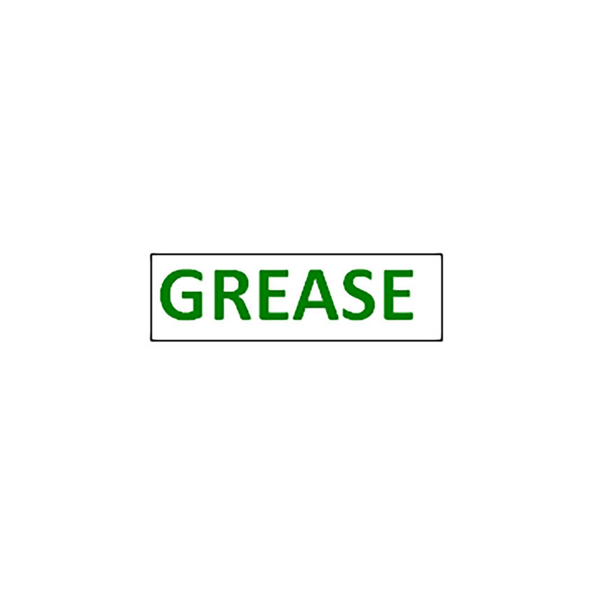 Grease Stickers – Durable Labels for Easy Lubrication Identification ...