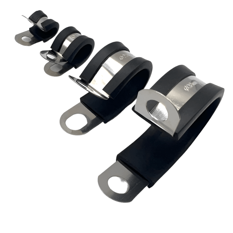 Stainless P-Clamps(6mm Mounting Hole )